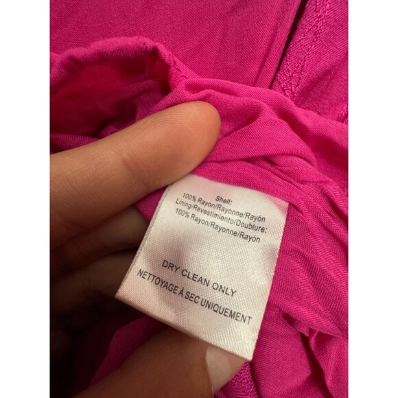 BTFL-LIFE Candra Floral Jacquard Kimono Sleeve Dress Pink Size XS - Picture 4 of 6